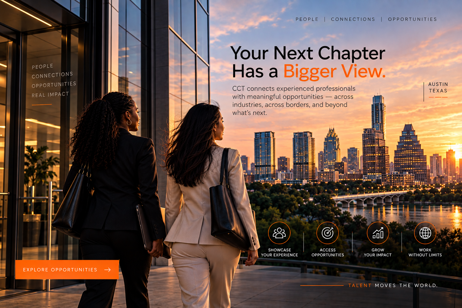 Experienced professionals considering their next opportunity